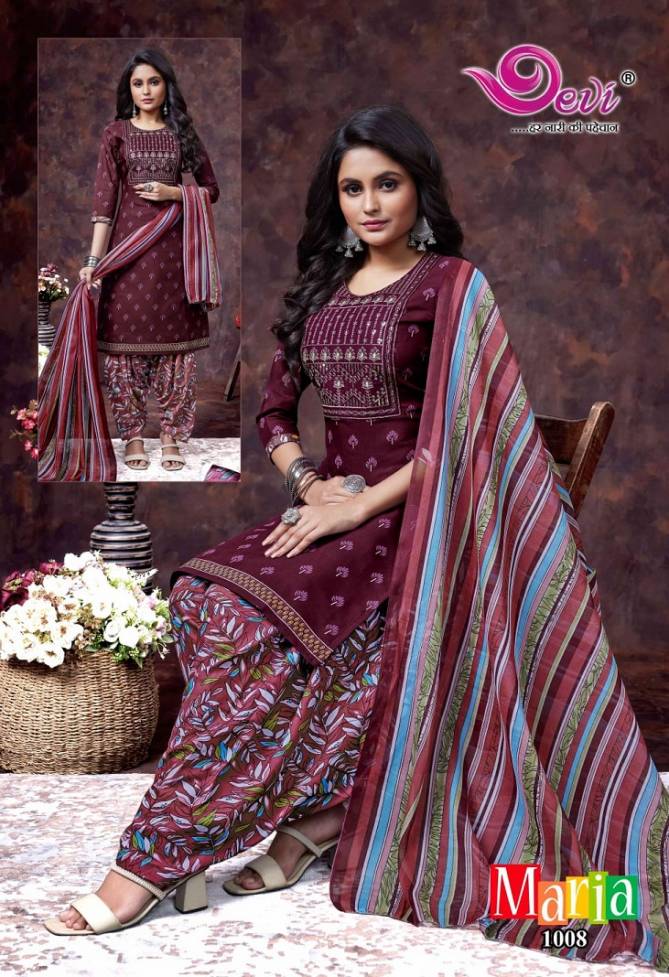 Devi Maria Indo Cotton Daily Wear Readymade Suits